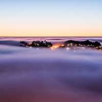 Fog and Mist over San Francisco, California