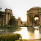 Fountain and Palace of Fine Art, San Francisco, California