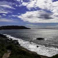 Marshall Beach from the Trail in San Francisco, California