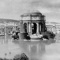 Palace of Fine Arts in 1915 in San Francisco, California