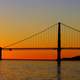 Sunset over the Golden Gate Bridge