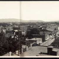 Black and white vintage photo of San Jose, California