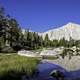 Landscape of Muir Lake in Sequoia National Park, California