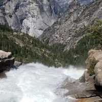 Nevada falls in Yosemite National Park