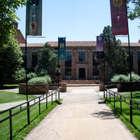 Pathway to the student union