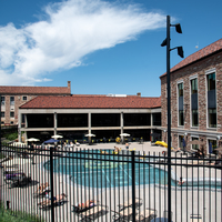 Swimming pool on Campus