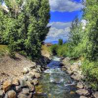 Creek scenery at Breckenridge, Colorado