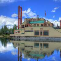 Floating restaurant at Breckenridge Colorado