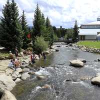 River through town at Breckenridge, Colorado