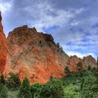 High Rock formations at Garden of the Gods, Colorado