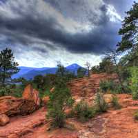 Skies over the Garden at Garden of the Gods, Colorado