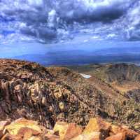 Mountains from Pikes Peak, Colorado