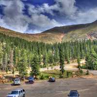 Parking Lot View at Pikes Peak, Colorado