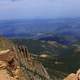 Viewing the landscape from the highway at Pikes Peak, Colorado