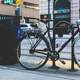 Bike on Bike Rack in Denver, Colorado