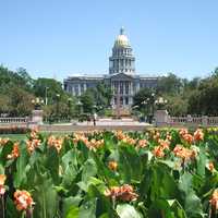 City Hall of Denver, Colorado, and Garden