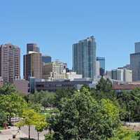 Daytime Skyline of Downtown Denver, Colorado