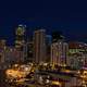 Night Time Cityscape and lights in Denver, Colorado