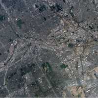 Photograph of Denver from Space in Colorado