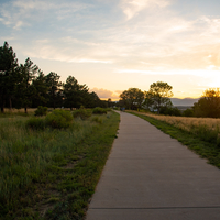 Walkway on the hill at Denver