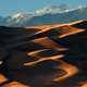 Sand Dunes and Mountains 