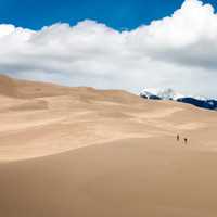 Sand dunes white sands at Great Sand Dunes National Park