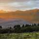 Sunrise over the hills in Great Sand Dunes National Park