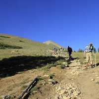 Hiking Up Mount Elbert, Colorado