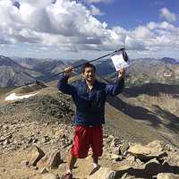 Claiming Colorado at Mount Elbert, Colorado