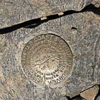 Elevation Marker at Mount Elbert Colorado