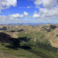 Looking far into the distance at Mount Elbert, Colorado