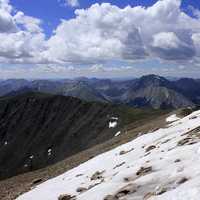 Snow on the Mountain at Mount Elbert, Colorado