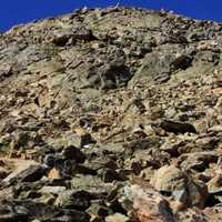 Tough Path to the Top at Mount Elbert, Colorado