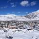 Crested Butte covered in snow in Colorado