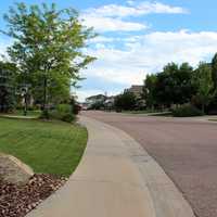 Neighborhood in Castle Pines in Colorado