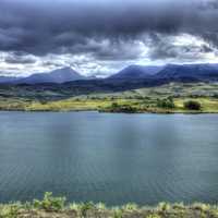 Across the lake in Colorado