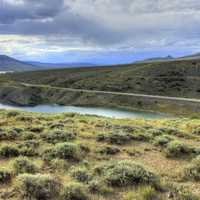 Inlet of the lake in Colorado