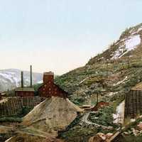 Silver mines in Aspen, 1898