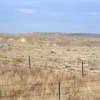  View of the arid high plains in Morgan County in Northeastern Colorado