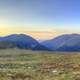 Dawn over the Mountains at Rocky Mountains National Park, Colorado