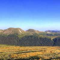 Mountains in the distance at Rocky Mountains National Park, Colorado