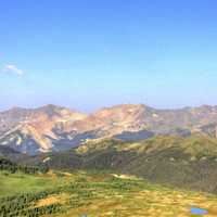 Mountains in the horizon at Rocky Mountains National Park, Colorado