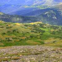 Mountainside View at Rocky Mountains National Park, Colorado