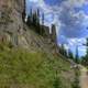 Scenic Hiking Route at Rocky Mountains National Park, Colorado