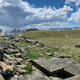 Panoramic view with sky and clouds path to Rock Cut