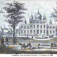 Iranistan, the residence of P.T. Barnum in Bridgeport, Connecticut