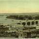 Bulkeley Bridge landscape in 1914 in Hartford, Connecticut