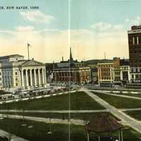New Haven Green in Connecticut in 1919