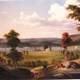 New Haven Summer Painting in Connecticut in 1849