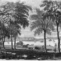 Art of New London, Connecticut in 1854